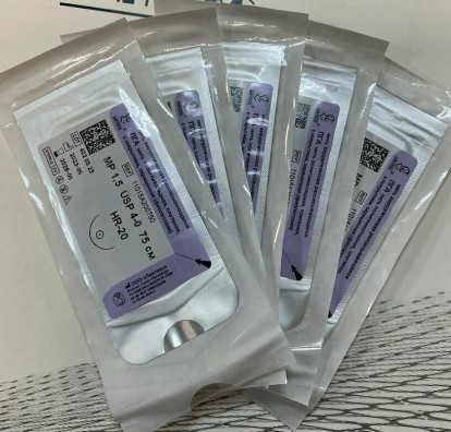 ПГА - шовный материал 4-0 / 75см,  1шт/ЛИНТЕКС